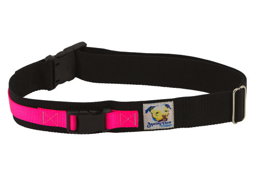 Hands Free Leash Belt Pink Large 35"-54"